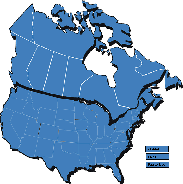 US Canada Map